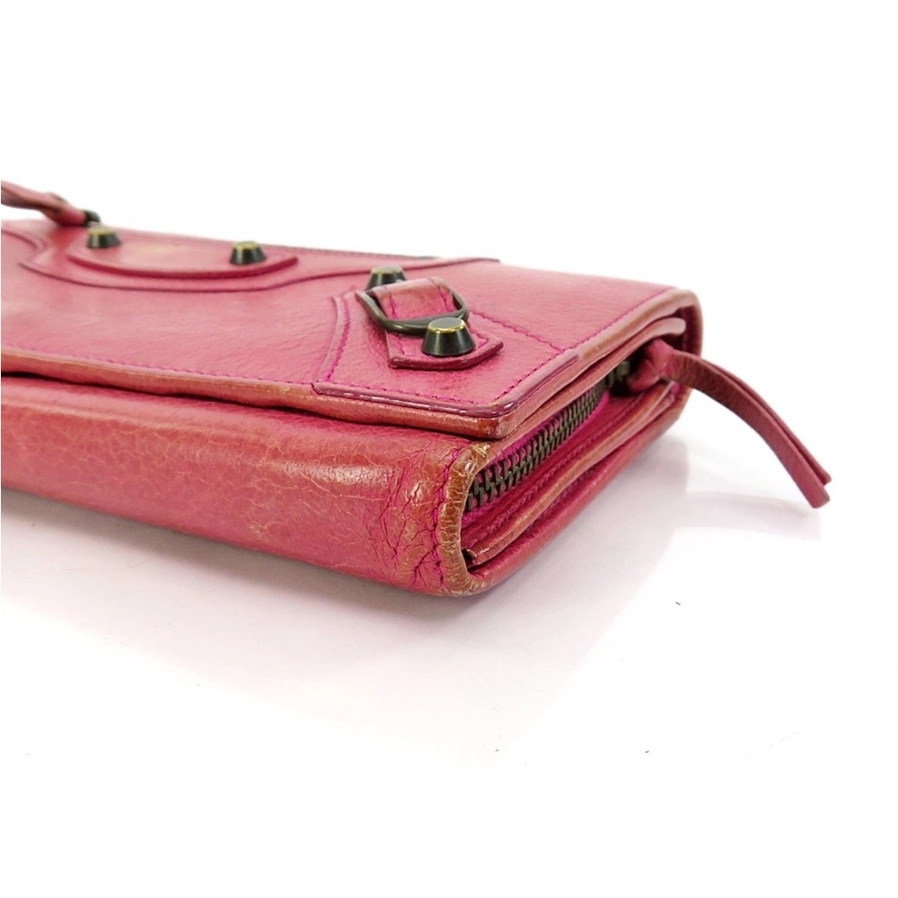 Balenciaga Vibrant Pink Women's Wallet - Picture 2 of 14